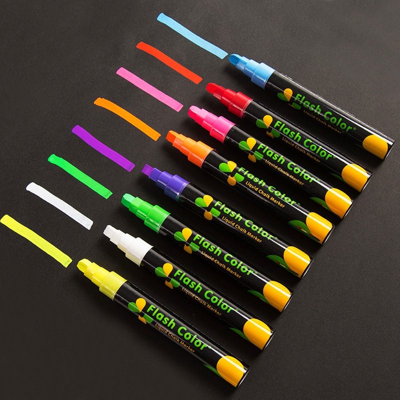 8 Pek Penanda Kapur Cecair 6mm