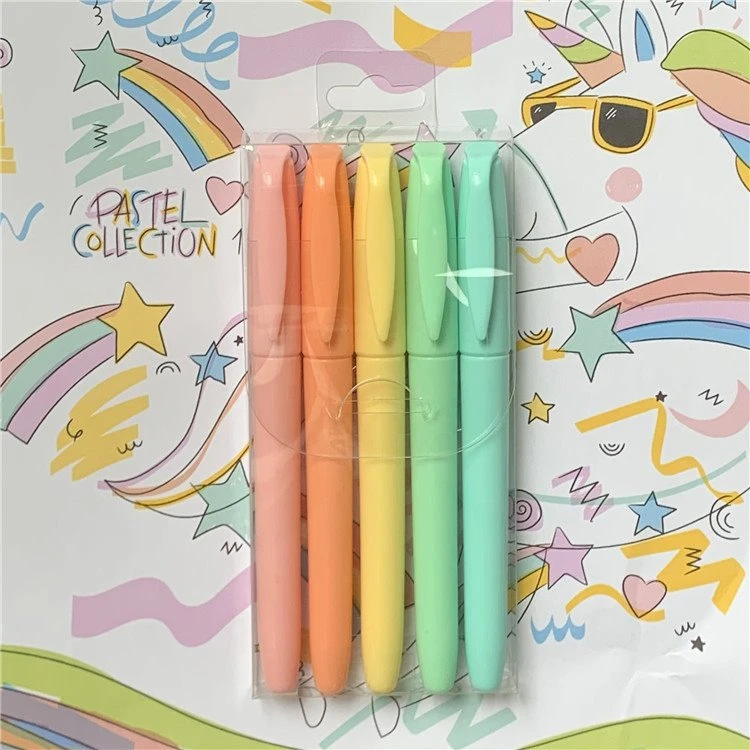 Pen Penyerlah Nipis Warna Pastel