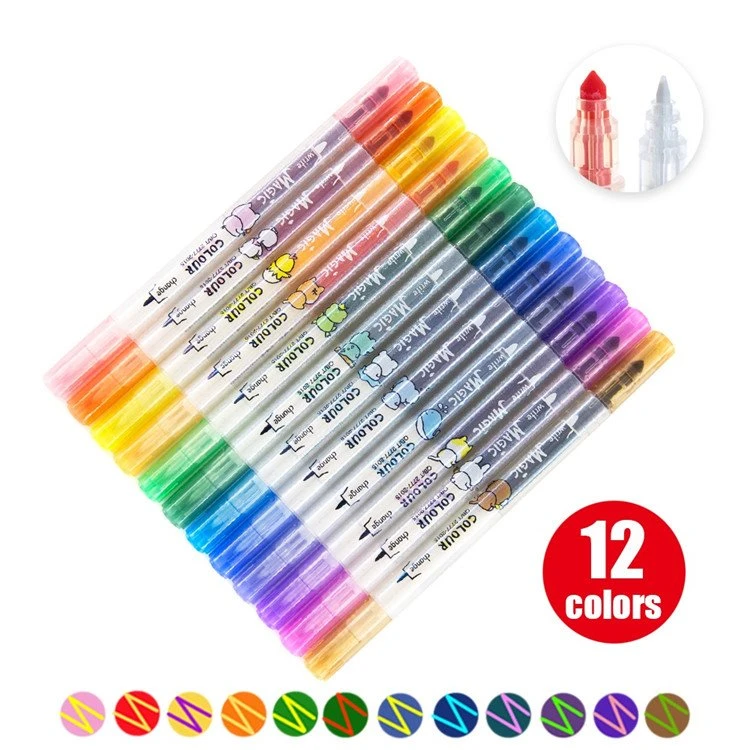 12pcs Penyerlah Warna Ajaib Kreatif