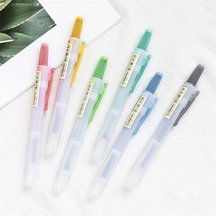 6pcs Penyerlah Boleh Tarik Warna Lembut