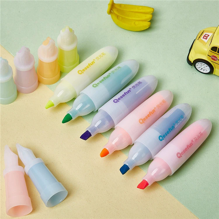 6pcs Mini Fountain Pen Penyerlah Bentuk