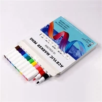 Penanda Cat Akrilik Berasaskan Air 12 Warna