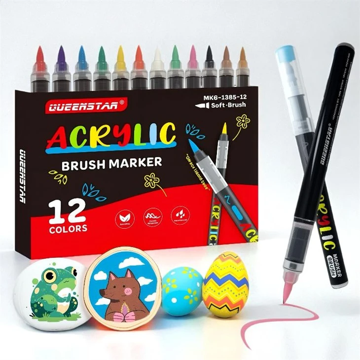 48 Set penanda penanda cat akrilik berkualiti tinggi