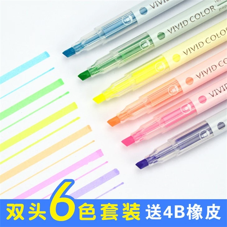 6pcs Penyerlah Berbau Dwi-hujung